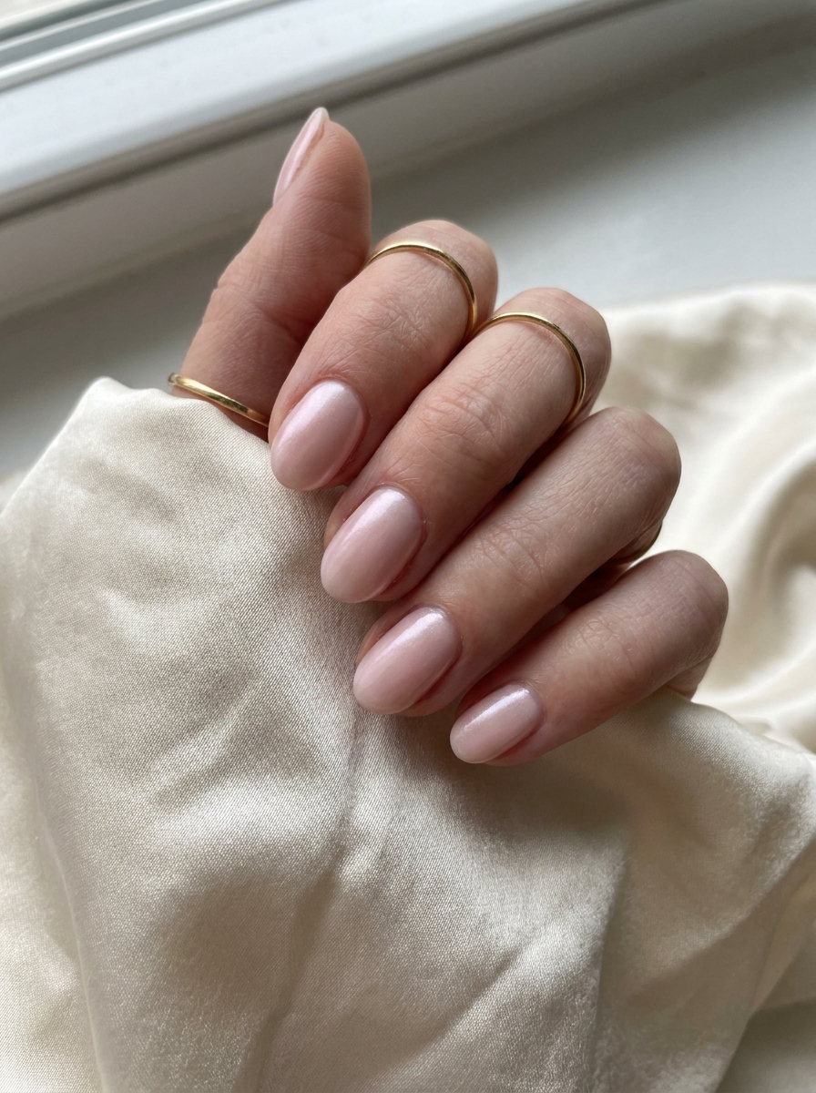 Pearl Pink Nails als Hellrosa Nägel Inspiration 2026
